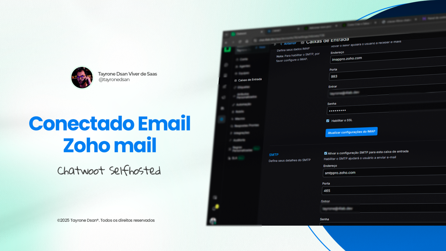 Configuração de Caixa de Entrada de E-mail com Zoho Mail