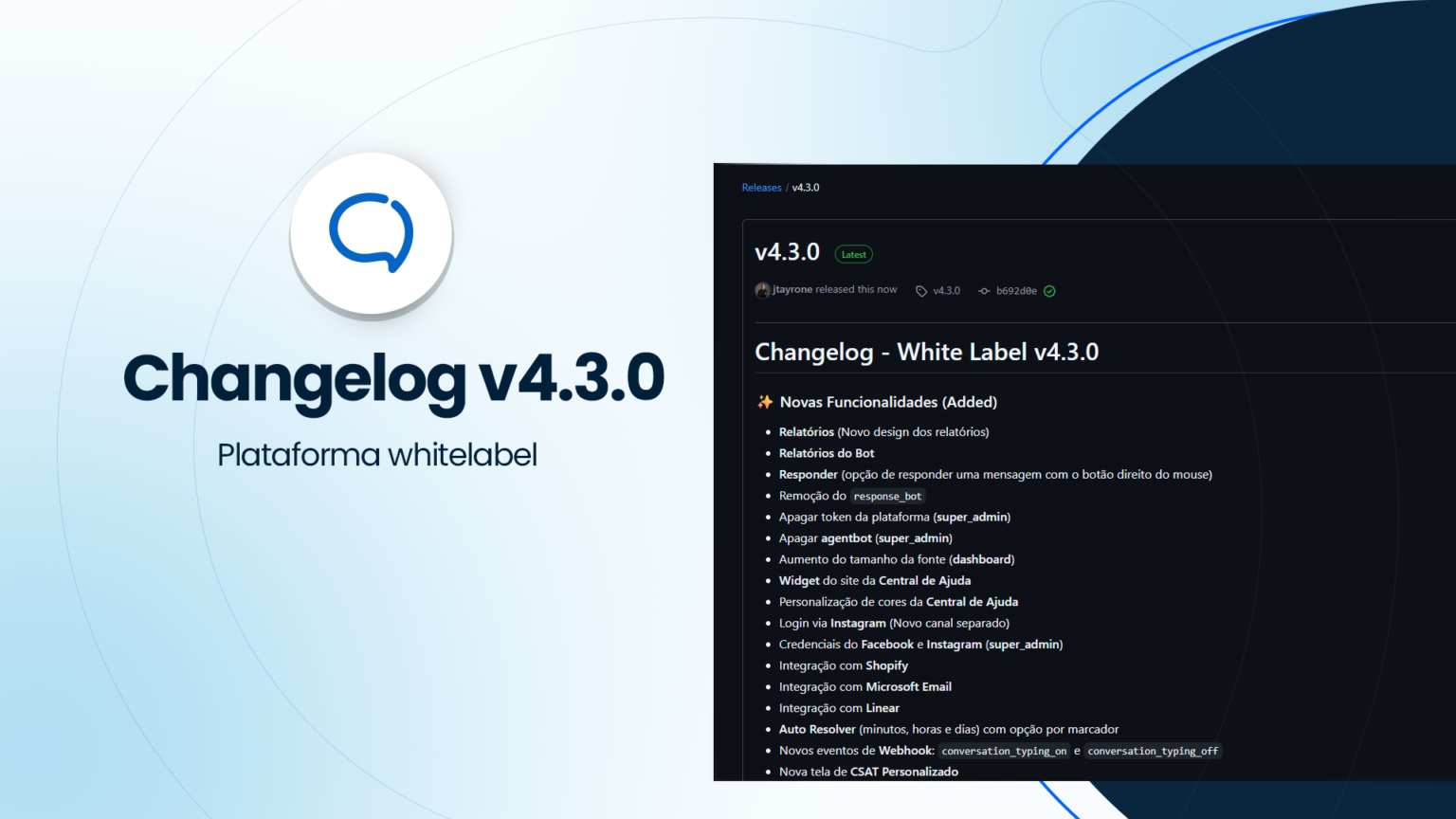 Chegou a nova versão da CWMKT White Label – v4.3.0